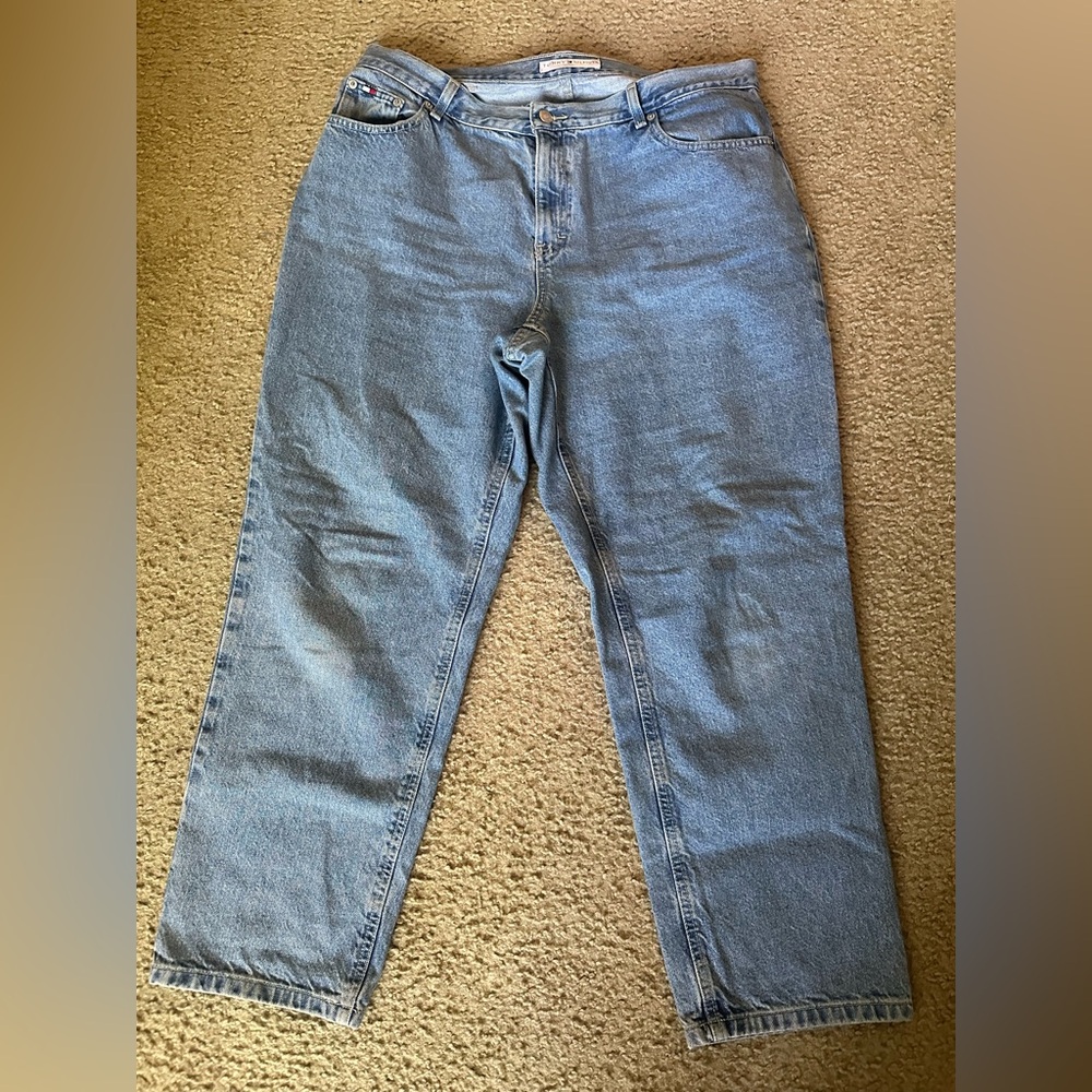 Tommy Hilfiger Women’s Light Blue Denim Pants Size 16